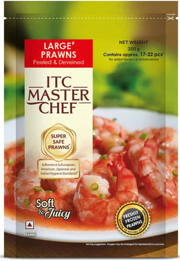 ITC Master Chef Large Prawns 200g